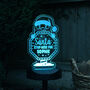 Personalised Santa Stop Here Solar Light – Christmas Outdoor LED, thumbnail 7 of 9