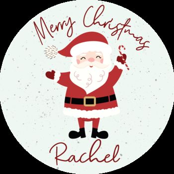 Personalised Santa Merry Christmas Lollipop, 2 of 4