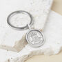 Sixpence 1945 80th Birthday Coin Keyring, thumbnail 2 of 9