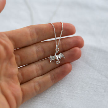 Dragon Necklace, 925 Sterling Silver, Fantasy Gift, 2 of 12