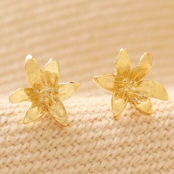 Tiny Birth Flower Stud Earrings, 6 of 11
