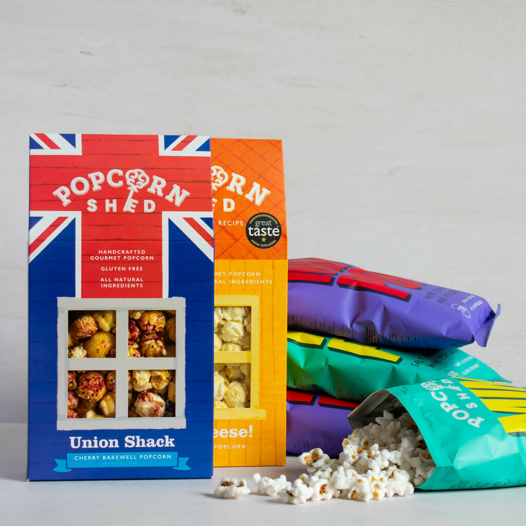 The British Popcorn Pack By Popcorn Shed