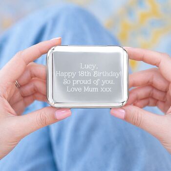 Personalised Sterling Silver Mini Initial And Birthstone Necklace, 8 of 11