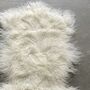 Curly Tibetan Sheepskin Rug Ivory, thumbnail 2 of 2