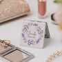 Forget Me Not Pocket Mirror With Personalised Message, thumbnail 1 of 6