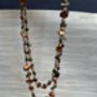 Multi Coloured Gemstone Necklace, thumbnail 5 of 8