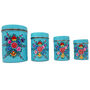 Hand Painted Tea Coffee Sugar Canister Set, thumbnail 4 of 9