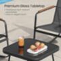 Three Piece Garden Rocking Chair Set, thumbnail 4 of 6