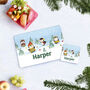 Christmas Kid's Placemat Set, Cute Penguins, thumbnail 1 of 4