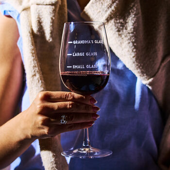 Personalised Wine Glass Grandma Gift, 2 of 2