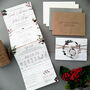 White Christmas Wedding Invitations Sample, thumbnail 2 of 6