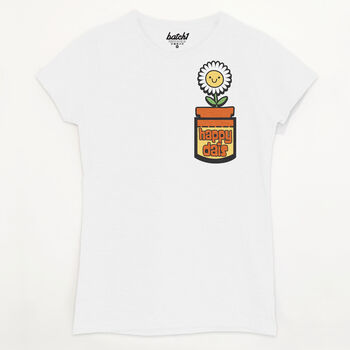 Happy Dais Women's Pocket Print Slogan T Shirt, 6 of 6