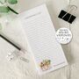 Plantable Shopping List Notepad, Handmade, Seeded Paper, thumbnail 4 of 5