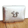 Squirrel Cigarette Case Or Silver Card Case, thumbnail 1 of 3