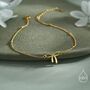 Sterling Silver Ribbon Bow Bracelet, thumbnail 2 of 12