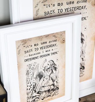 Alice In Wonderland Print 'Yesterday', 3 of 3