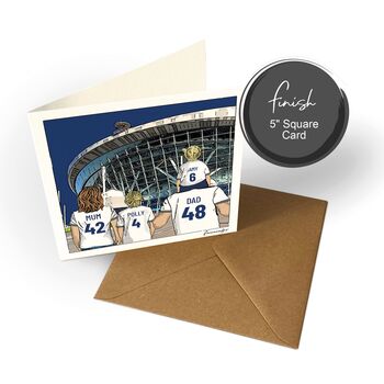 Tottenham Hotspurs Personalised Stadium Print Or Card, 4 of 10