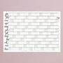 Mini 2026 Wall Planner B+W Year Calendar A3, thumbnail 4 of 6