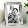 Fathers Day Gifts Photo Frame 5x7 Silver Daddy And Me, thumbnail 6 of 7