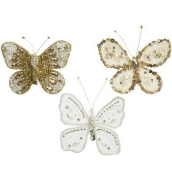 Clip On Sequin Butterfly Decoration, 7 of 7