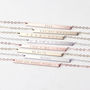 Personalised Skinny Bar Necklace, thumbnail 1 of 4