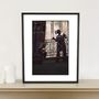 Young Boy And Grandad On Balcony Photographic Art Print, thumbnail 1 of 4