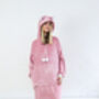 Pink Fox Ladies Snuggle Hoodie Wearable Blanket, thumbnail 2 of 5