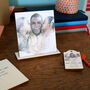 Wooden Photo Father's Day Card And Keyring Gift, thumbnail 4 of 7
