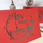 Personalised Reindeer Christmas Card, thumbnail 4 of 11