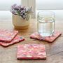 Set Of Four Recycled Plastic Square Coasters, thumbnail 5 of 8