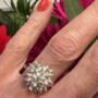 One Of A Kind Coral Reef Inspired Sterling Silver Ring, thumbnail 6 of 7