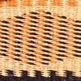Winneba: Black, Orange And Turquoise Woven Moses Basket, thumbnail 5 of 9