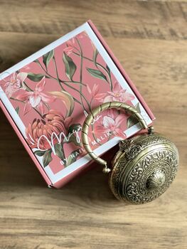 Indore Antique Gold Vintage Clutch, 4 of 6