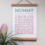 Why I Love You Mummy Poem Print, thumbnail 2 of 10
