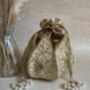 Light Gold Potli/Wrist Bag, thumbnail 2 of 6