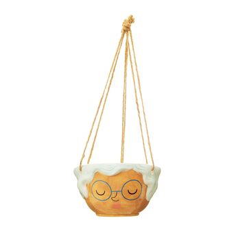 Grandma Ceramic Hanging Planter With Choices Of Plants, 5 of 6