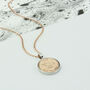 Personalised Any Date Farthing Birthday Necklace, thumbnail 2 of 7