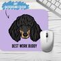 Personalised Poodle Computer Mouse Mat, thumbnail 2 of 4