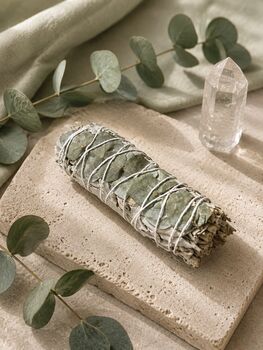 White Sage And Eucalyptus Cleansing Ritual Trio, 2 of 4