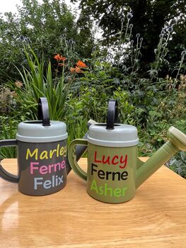 Personalised Pastel Gardening Set In A Bag Or An Apron, 4 of 4
