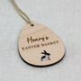 Easter Basket Personalised Wooden Tag, thumbnail 4 of 6