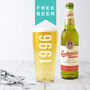 Personalised 30th Birth Year And Name Beer Glass, thumbnail 1 of 7