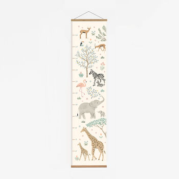 Serengeti Height Chart For Nursery Or A Kid's Bedroom, 3 of 8