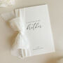 Luxury 'Letter To My Brother On My Wedding Day' Card, Elegant Calligraphy Design, thumbnail 4 of 11