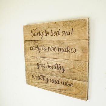 Wooden Wall Plaques, 7 of 7