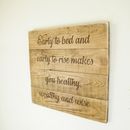 Wooden Wall Plaques By Seagirl And Magpie | notonthehighstreet.com