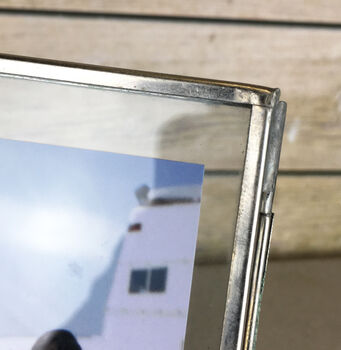 Handmade Silver Standing Photo Frame, 6 of 9