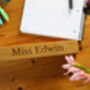 Personalised Teacher And Staff Name Plaque, thumbnail 6 of 9