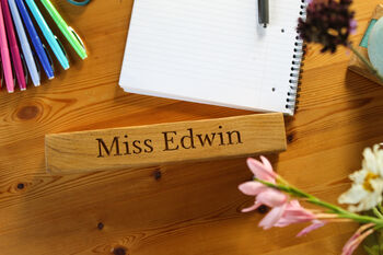 Personalised Teacher And Staff Name Plaque, 6 of 9