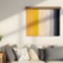 Scandi Yellow Fiber Art Wall Hanging, thumbnail 1 of 4